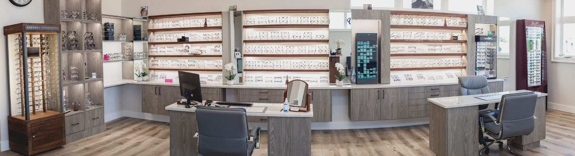 optometrist office interior